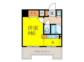 間取図 レイセニット北大阪(502)