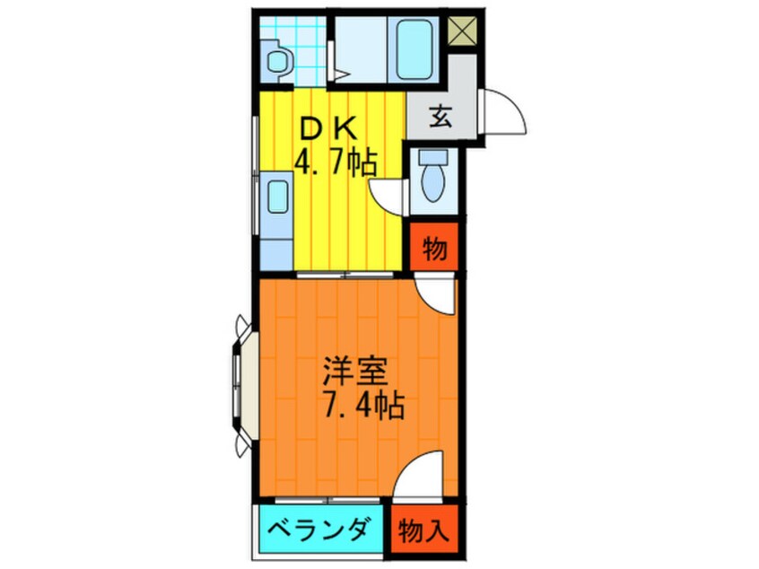 間取図 シャンテ北館