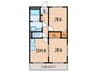 マンションエイト 2DKの間取り