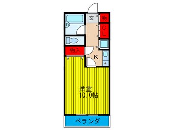 間取図 コンチネンタル太子橋