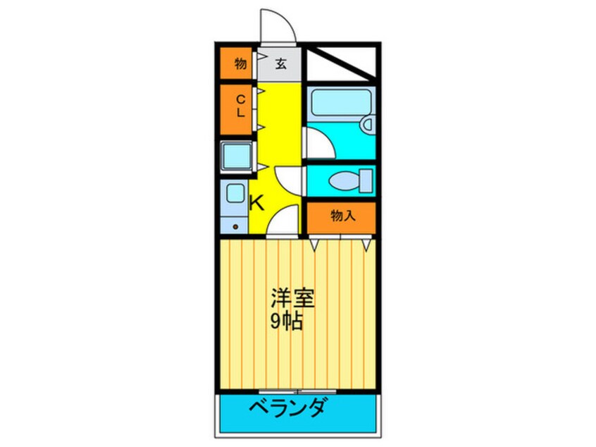 間取図 コンチネンタル太子橋