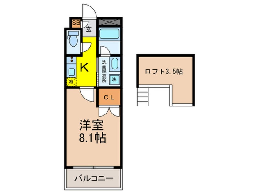 間取図 プレベール千里中央