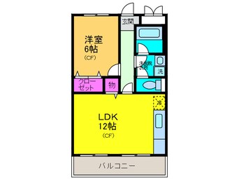 間取図 メゾントキワ