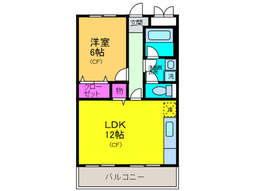 間取図 メゾントキワ