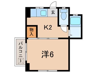 間取図 シャトー上野