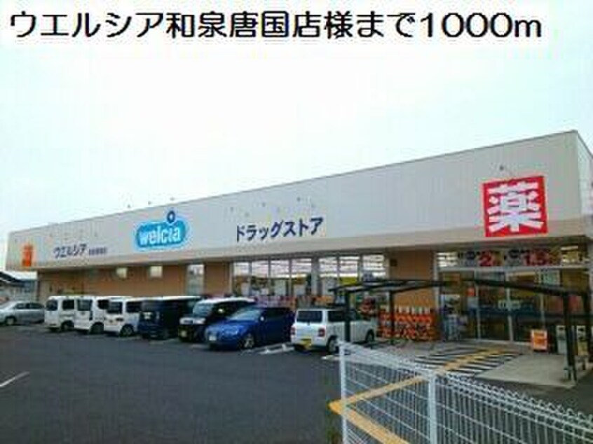 ウエルシア和泉唐国店(ドラッグストア)まで1000m カーサ・エスプランドル