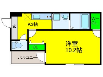 間取図 フジパレス高石駅西Ⅱ番館