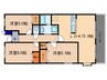 エクレ－ル西井 3LDKの間取り