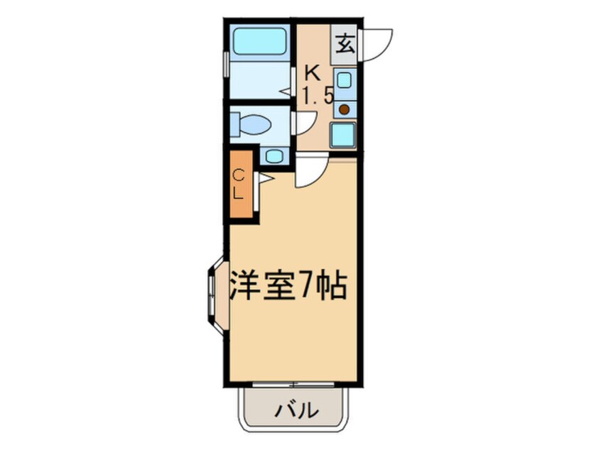 間取図 アメニティハイツ須磨寺