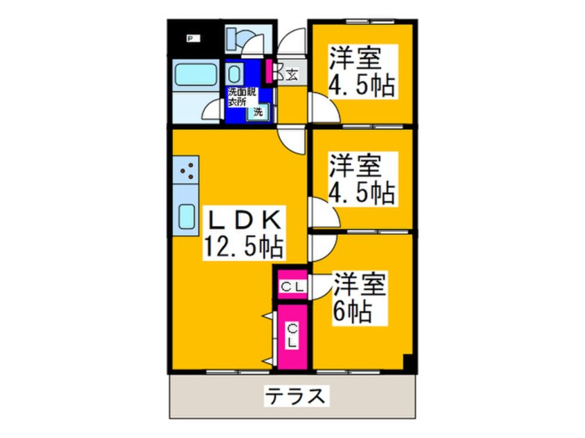 間取図 プラネット藤井寺
