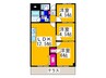 プラネット藤井寺 3LDKの間取り