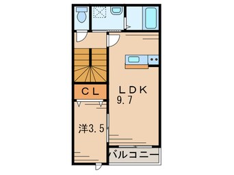 間取図 コーポラス若草EAST