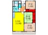エスポワール南茨木 3LDKの間取り