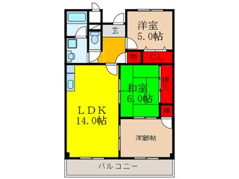 間取図 エスポワール南茨木