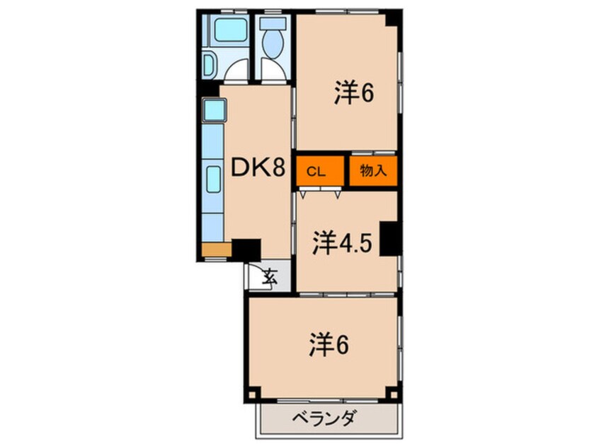 間取図 マンション清水