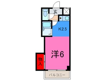 間取図 リバーサイド瓢箪山