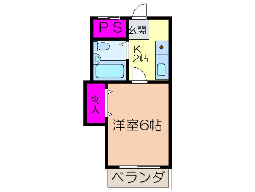 間取図 ワンダーグランドハイツ