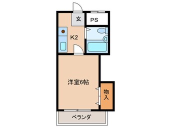 間取図 ワンダーグランドハイツ