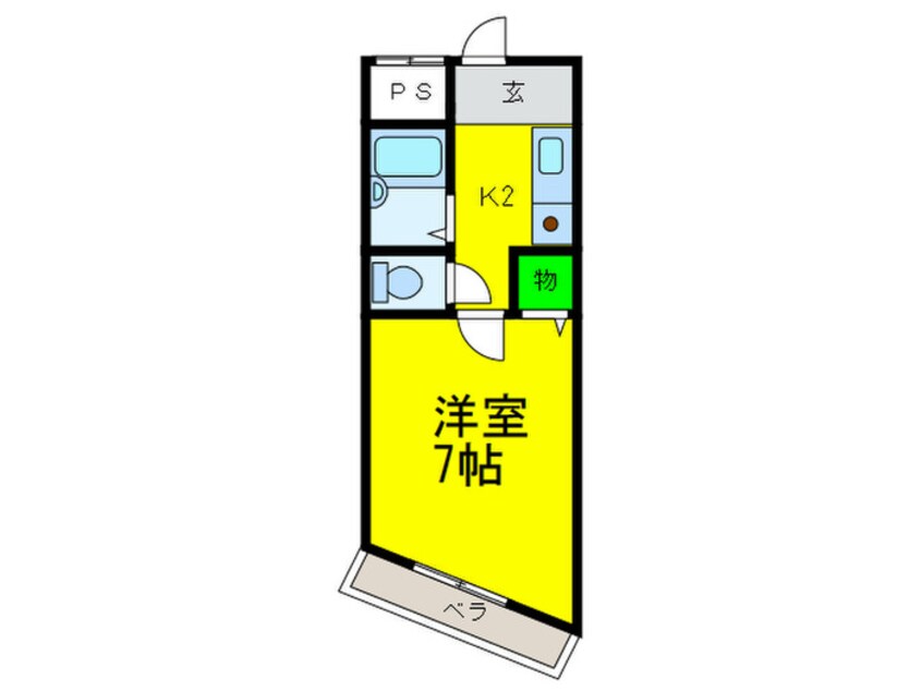 間取図 ワンダーグランドハイツ