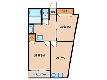 間取図 ワンダーグランドハイツ