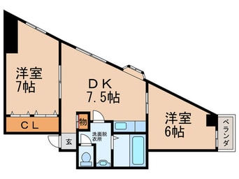 間取図 ワンダーグランドハイツ