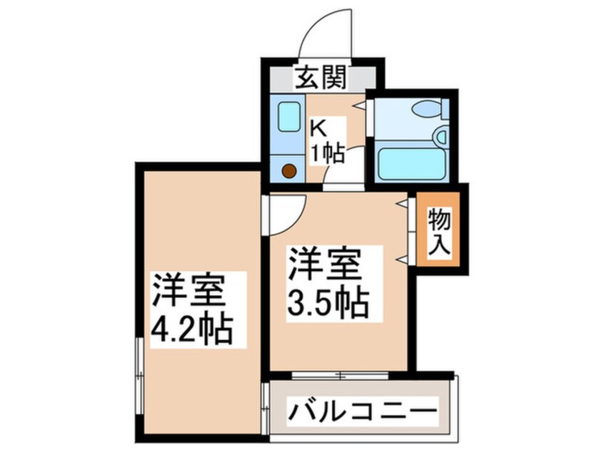 間取図 ワンダーグランドハイツ