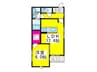 リレックス榎元町 1LDKの間取り