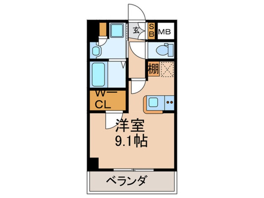 間取図 SOFIA住吉大社