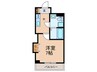 Ritz SQUARE domani 1Kの間取り