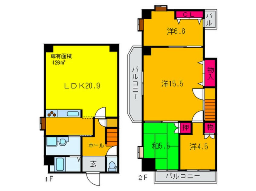 間取図 新栄プロパティー林