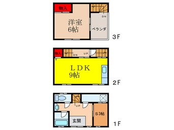 間取図 栄本町貸家