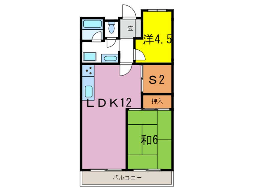 間取図 岡本パークマンション（210）