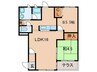 エン・フィ－ルド大饗 1LDK+Sの間取り