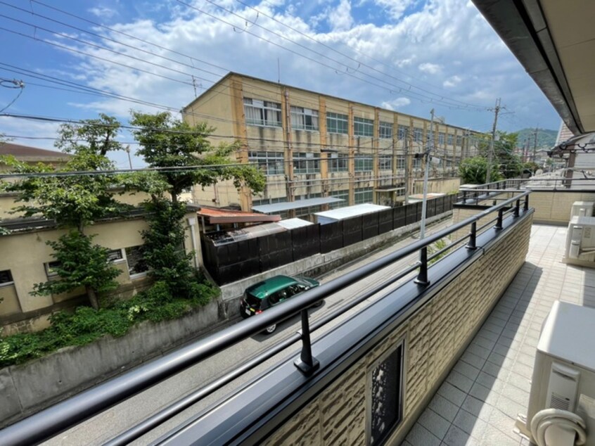 室内からの展望 紫竹上ノ岸町貸家