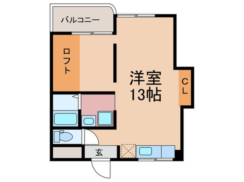 間取図 ハイツ知恩