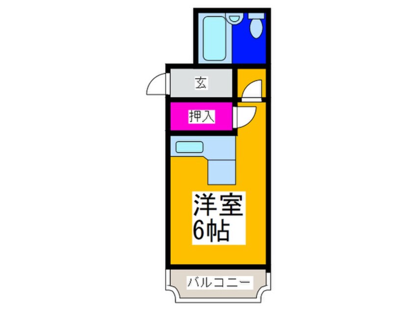 間取図 ラ・ビ・クレール