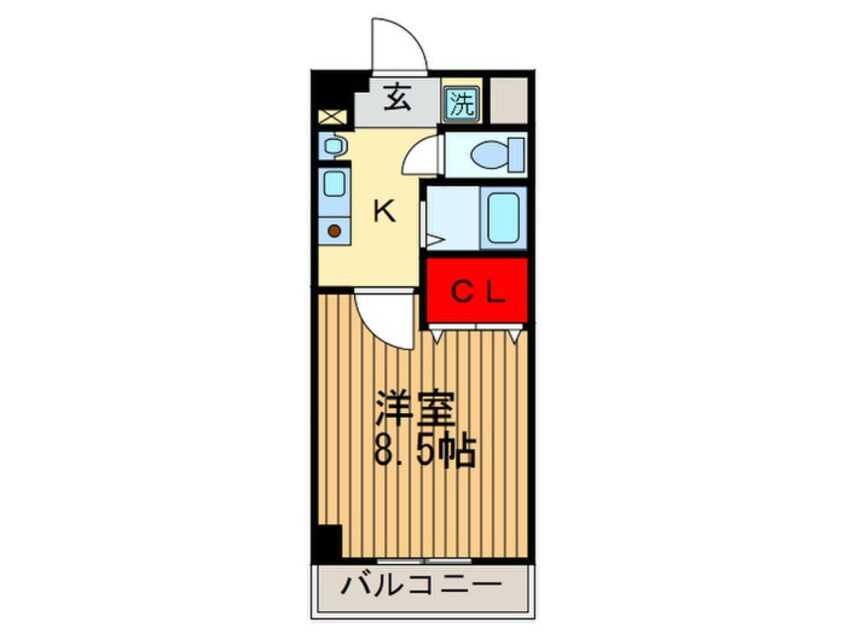 間取図 Ｍプラザ津田駅前　１０番館