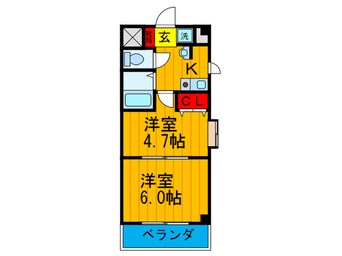 間取図 Ｍプラザ津田駅前　１０番館