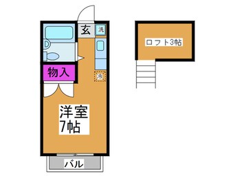 間取図 アイリー浅香　A棟