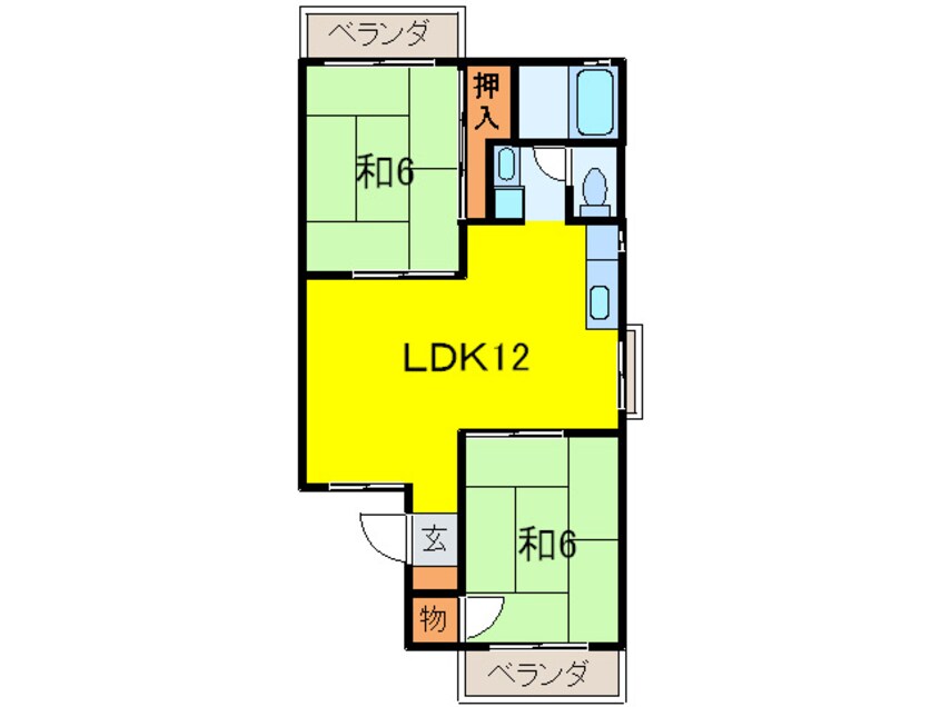 間取図 セジュール TM Ⅰ