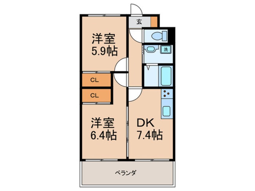 間取図 ケイズメゾン春日森