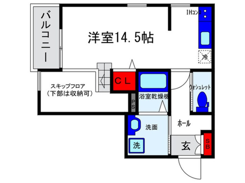 間取図 FORESTA末広