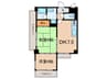 RAFFINE２１ 2DKの間取り