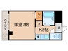 クッキィーＣ 1Kの間取り
