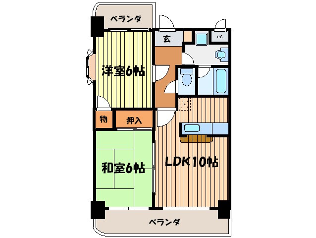 間取り図 ナカノビル