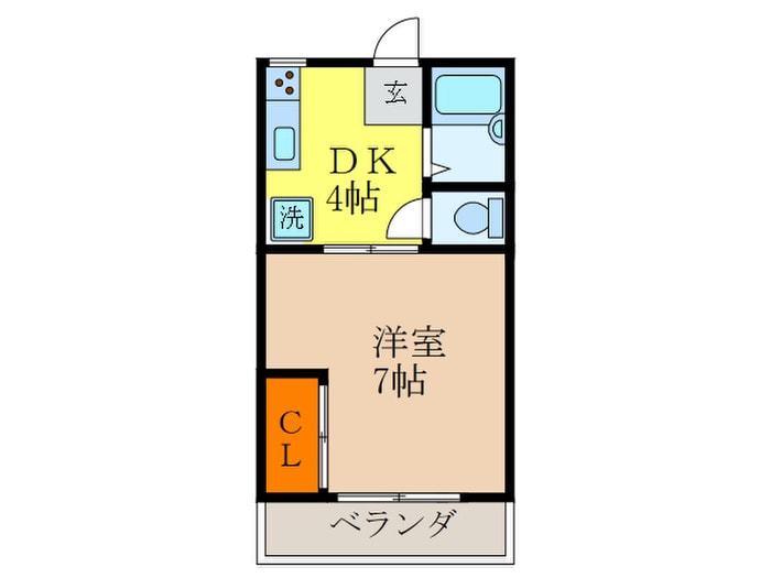 間取り図 ラフィ－ネ曽根ⅢＢ