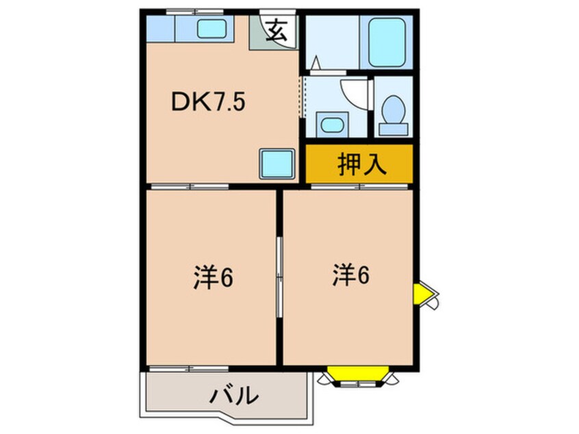 間取図 メゾン桜ケ丘