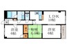 ベネート京都洛西 3LDKの間取り