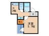 花Ｋａｗａ 1Kの間取り