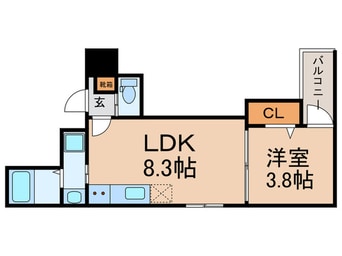 間取図 仮)ヴェルメゾン新大阪
